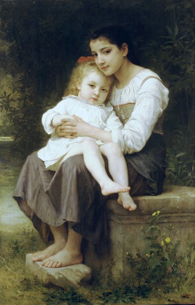Big Sis by William Adolphe Bouguereau